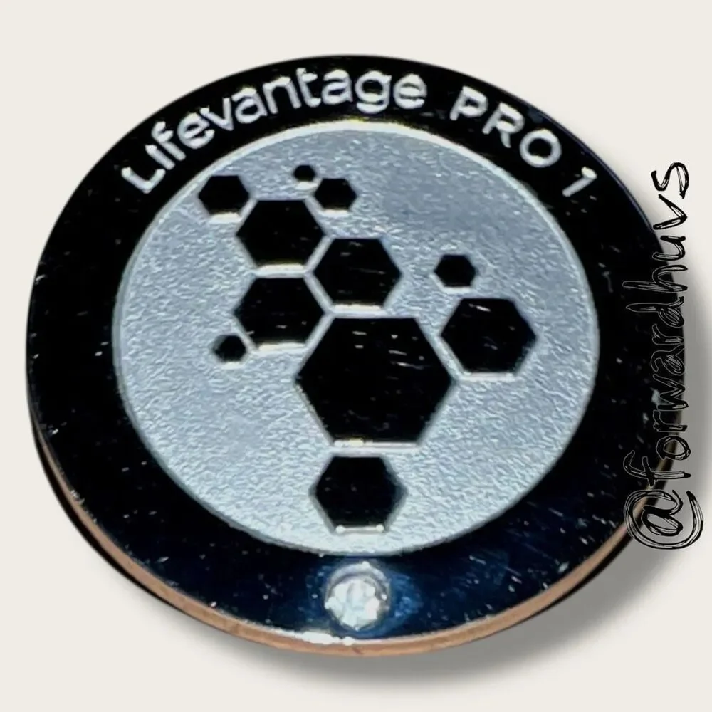 LifeVantage PRO 1 Recognition Pin – Silver Tone – 1”